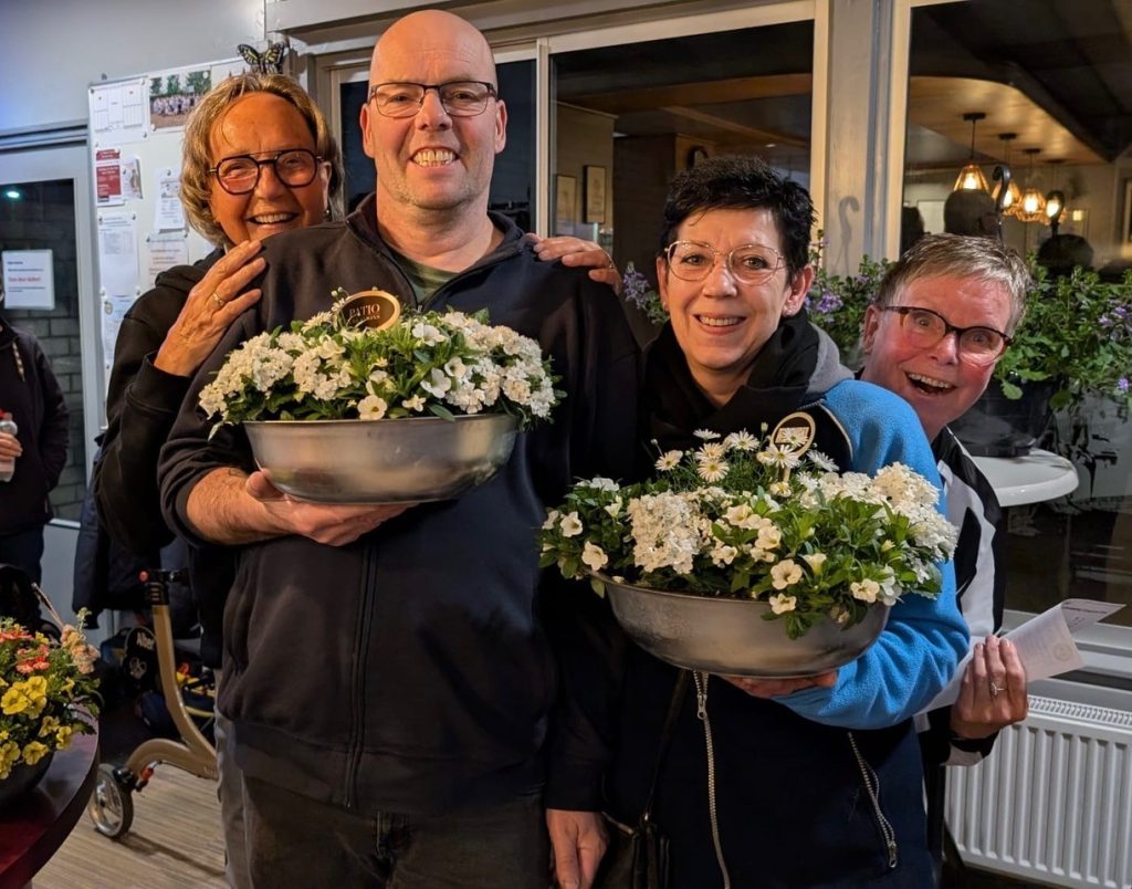 Foto winnaars uitwisseling Leon en Ingrid